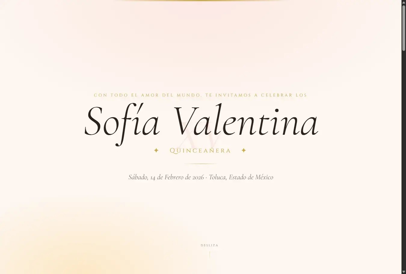 Invitación Elegante M2